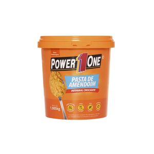 Pasta de Amendoim Integral POWER1ONE Crocante Pote 1kg