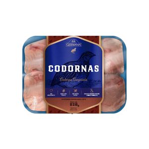 Codorna Congelada Germânia Embalagem 820g