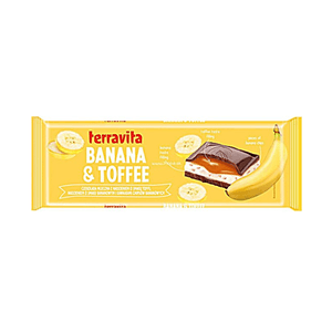 Chocolate Terravita Sabor Banana & Toffee Embalagem 235g