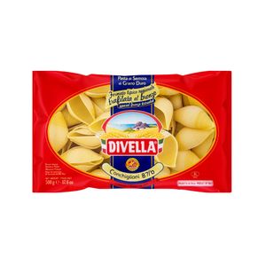 Massa Italiana DIVELLA Conchiglioni Rech N87º pacote 500g