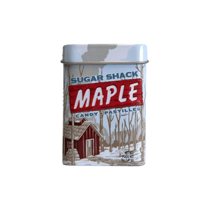 Pastilha Importada Maple Sugar Shack Sabor Bordo Lata 30g