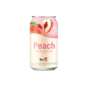 Vinho de Arroz Coreano Lotte Sabor Peach Lata 350ml