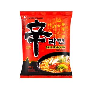 Macarrão Lamen Coreano NONGSHIM Shin Ramyun Picante Carne e Legumes pacote 100g