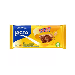 Chocolate Lacta Shot Tablete 80g