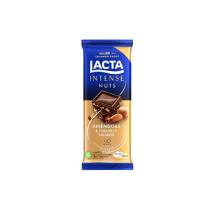 Chocolate Lacta 40% Cacau Amêndoas com Caramelo Tablete 85g