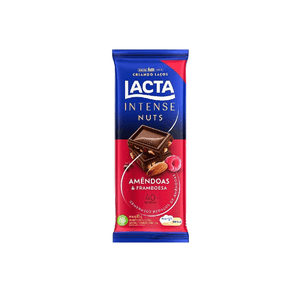 Chocolate Intense Nuts Lacta Amêndoas com Framboesa Tablete 85g