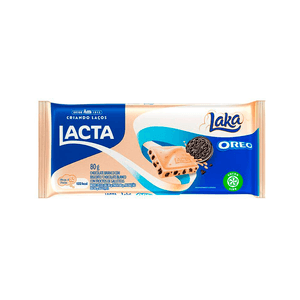 Sorvete LACTA Baunilha com Pedaços de Chocolate Laka pote 1,5L