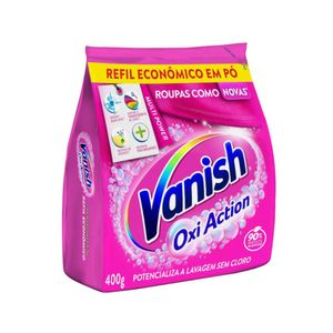 Tira Machas em Pó VANISH Multi Power Oxi Action para roupas coloridas Refil Econômico 400g