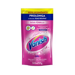 Tira Manchas em Gel VANISH Multiuso roupas coloridas Refil Econômico 500ml