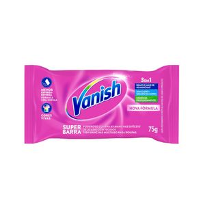 Tira Manchas em Barra VANISH Super Barra Roupas Coloridas 75g