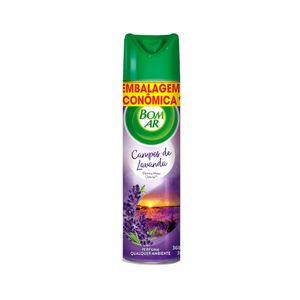 Aromatizador de Ambientes Aerossol BOM AR Lavanda Embalagem Econômica 360ml