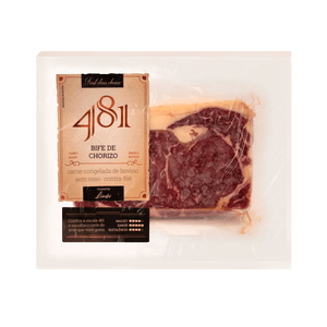 Carne Congelada de Bovino 481 Bife Chorizo Aproximadamente 600g