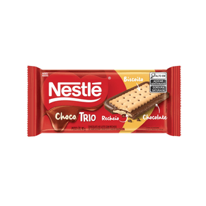 Biscoito com Chocolate Nestlé com Pasta de Amendoim Sabor Baunilha Embalagem 90g