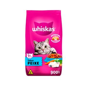 Ração para Gatos Adultos WHISKAS Peixe pacote 900g