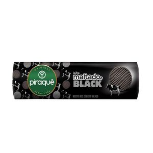 Biscoito PIRAQUÊ Black Leite Maltado Pacote 132g