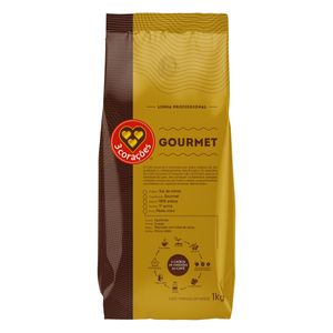 Café Torrado em Grãos 3 CORAÇÕES Expresso Gourmet Pacote 1kg