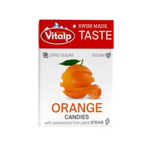 Balas de Laranja Vitalp Sem Açúcar Caixinha 25g