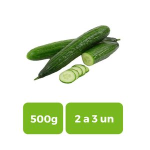 Pepino Japonês Aproximadamente 500g