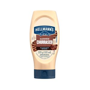 Maionese Temperada HELLMANN'S Churrasco Squeeze 335g