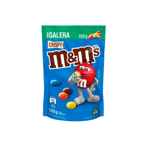 Confeite de Chocolate ao Leite M&M's Crispy Sachê 120g