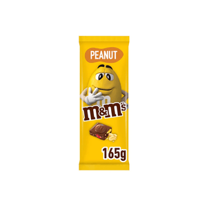 Chocolate em Barra Peanut M&MS com Amendoim Embalagem 165g