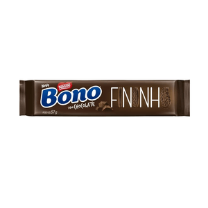 Biscoito Recheado Bono com Chocolate Fininho Embalagem 57g