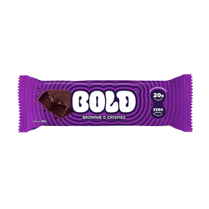 Barra de Proteína Zero Açúcar Bold Brownie e Crispy Embalagem 60g