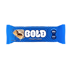 Barra de Proteína Zero Açúcar Bold Cookies e Cream Embalagem 60g