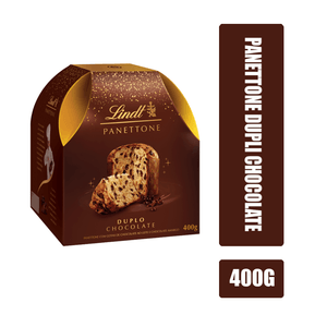 Panettone Lindt Duplo Chocolate Caixa 400g