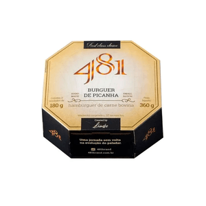 Hamburguér de Carne Bovina 481 Picanha Caixa 360g