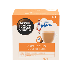 Cappucino em Cápsulas Nescafé Dolce Gusto Sabor Doce de Leite Contém 10 Unidades Caixa 170g