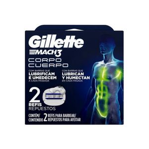 Carga aparelho barbear GILLETTE Mach3 Corpo 2un