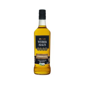 Cachaça Envelhecida Orgânica WEBER HAUS Amburana garrafa 700ml