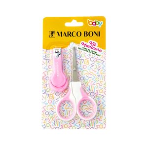 Kit Manicure Infantil Marco Boni Rosa 2un