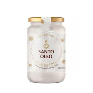 Óleo de Coco Extra Virgem SANTO ÓLEO Frasco 500ml