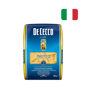 Macarrão Italiano De Cecco Rigatoni N24 Embalagem 500g