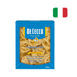 Macarrão Italiano Grano Duro De Cecco Tagliatelle Embalagem 500g