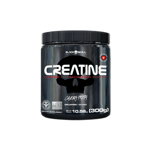 Creatine Black Skull Caveira Preta Pote Sem Sabor 300g