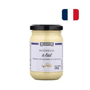 Maionese Francesa Beaufor com Mostarda Dijon e Alho Fresco 180g