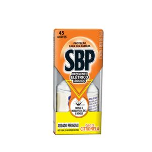 Repelente Elétrico SBP Líquido Óleo de Citronela Refil Caixa 35ml