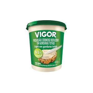 Requeijão Cremoso Light Vigor Pote 400g