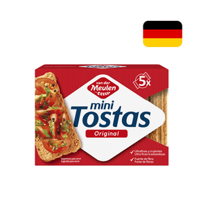 Mini Torradas Van Der Meulen Original Embalagem 100g