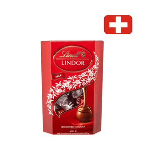 Bombons de Chocolate Suíço Lindt Lindor Sabor Ao Leite Embalagem 75g
