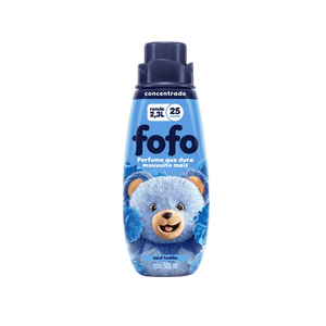 Amaciante Concentrado Fofo Azul Tudão Frasco 500ml