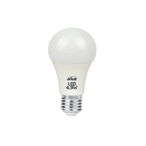 Lâmpada Led Bulbo ARTEK 100V-240V 4343 4.9W Bivolt Luz Branca