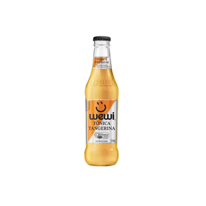 Água Tônica Orgânica Wewi Sabor Tangerina Frasco 255ml