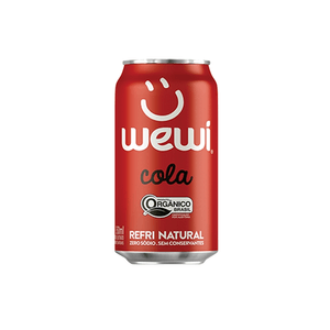 Refrigerante Orgânica de Cola Wewi Sabor Natural Lata 350ml