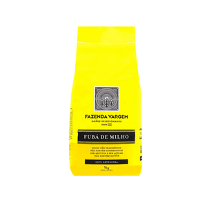 Fubá de Milho Artesanal Fazenda Vargem Embalagem 1kg