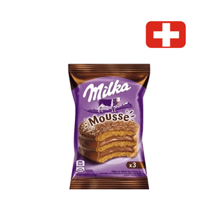 Biscoito Alfajor Suíço Milka Sabor Mousse Ao Leite Embalagem 55g