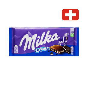 Chocolate Suíço em Barra Milka com Oreo Embalagem 100g